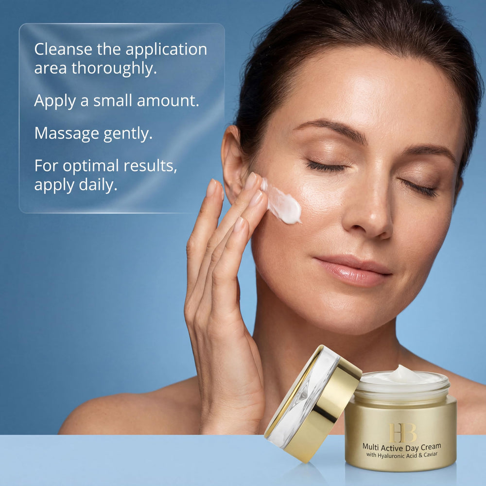 H&B Dead Sea Minerals Day Cream pearl extract feature in jar