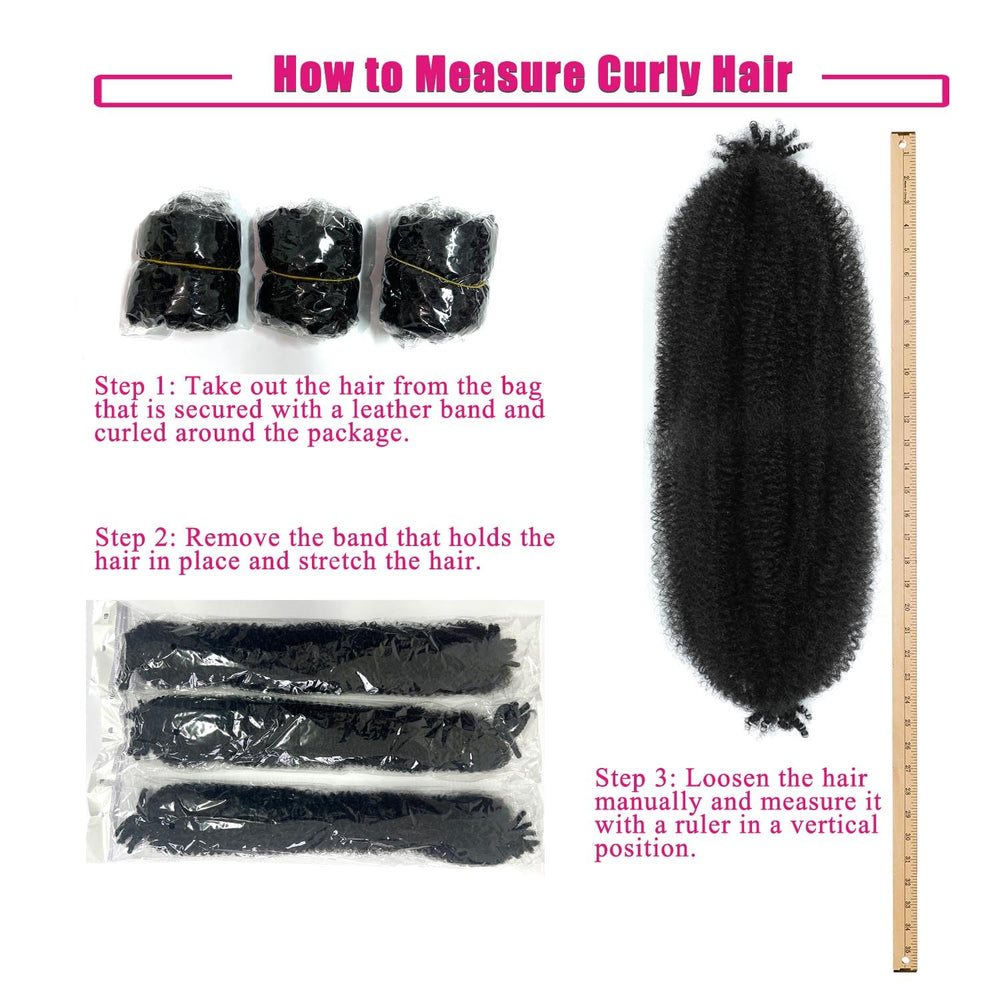 Hbegant Afro Twist 24inch packaging compression note ready to loosen
