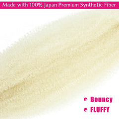 Hbegant Afro Twist Hair 24-inch pre-separated strands speed up styling.
