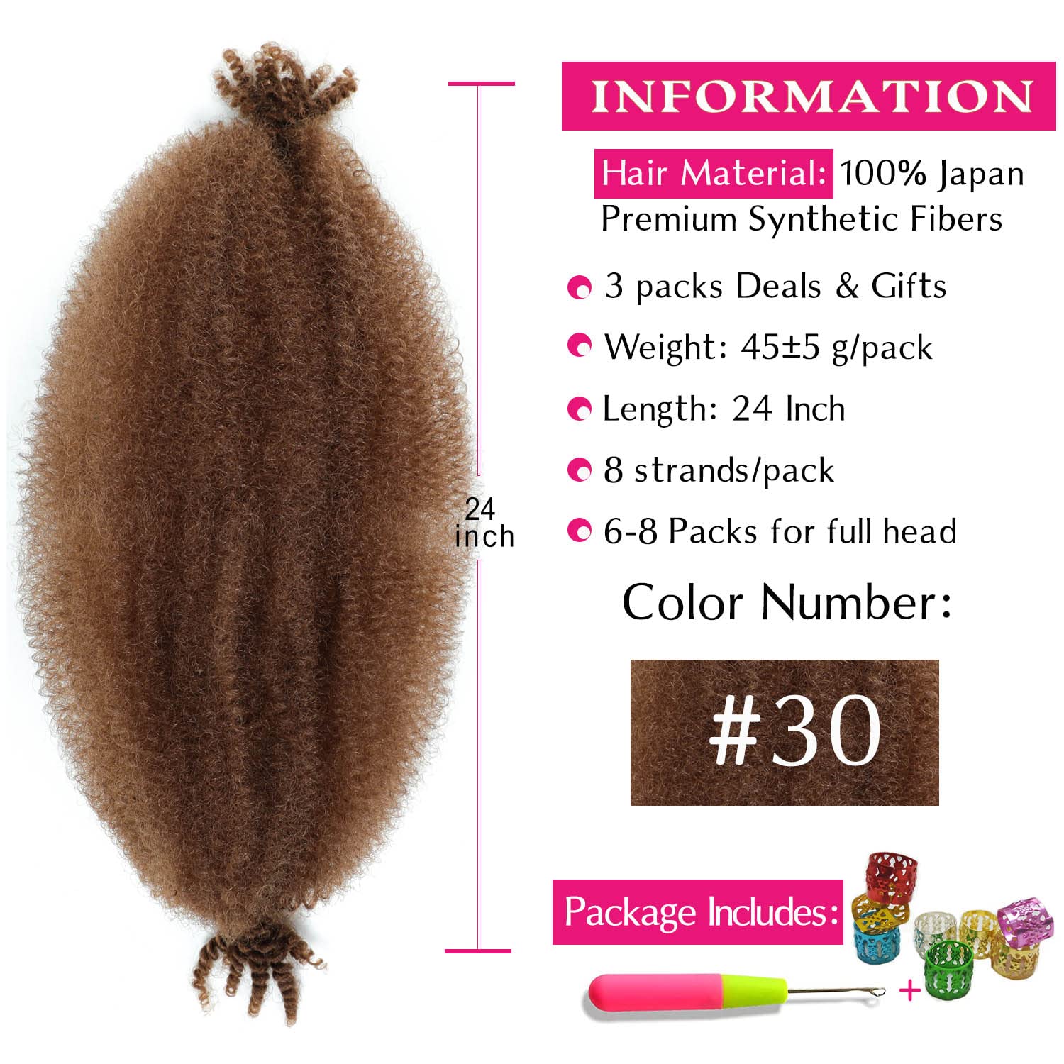 Hbegant Spring twist hair soft to touch for lightweight protective styles.