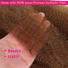 Hbegant Afro Twist 8 strands per pack supports versatile styling.