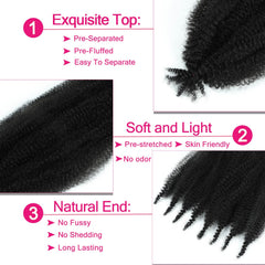 Hbegant soft locs wrap hair 8 inch lightweight comfort