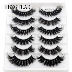 HBZGTLAD 8D wispy lashes for a photo-ready finish.