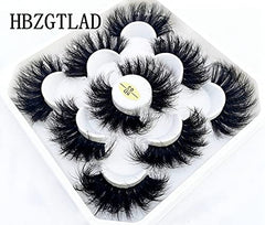 HBZGTLAD lash packaging display highlighting premium lashes.