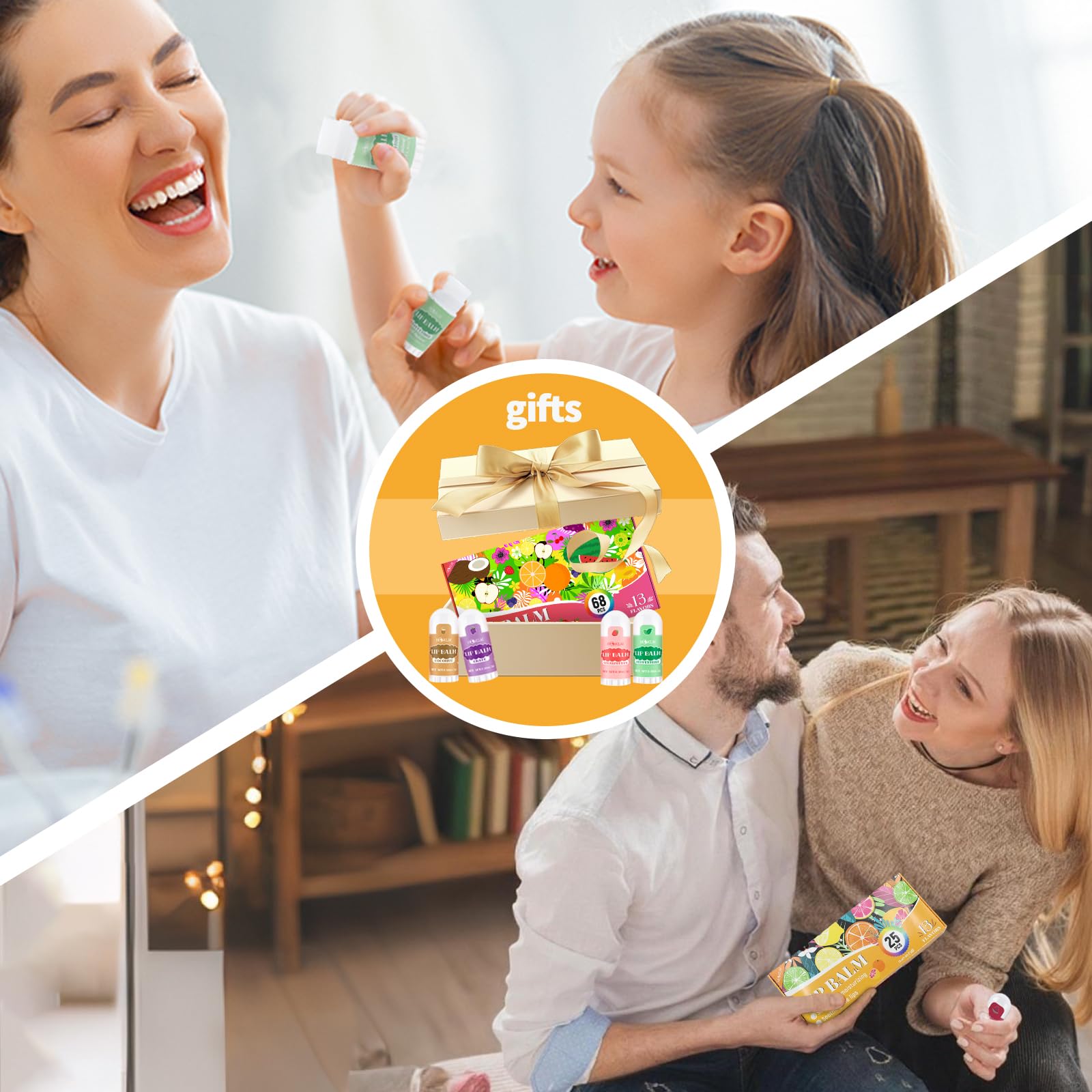HCKLM mini lip balm with mango flavor delivers long lasting moisture for lips