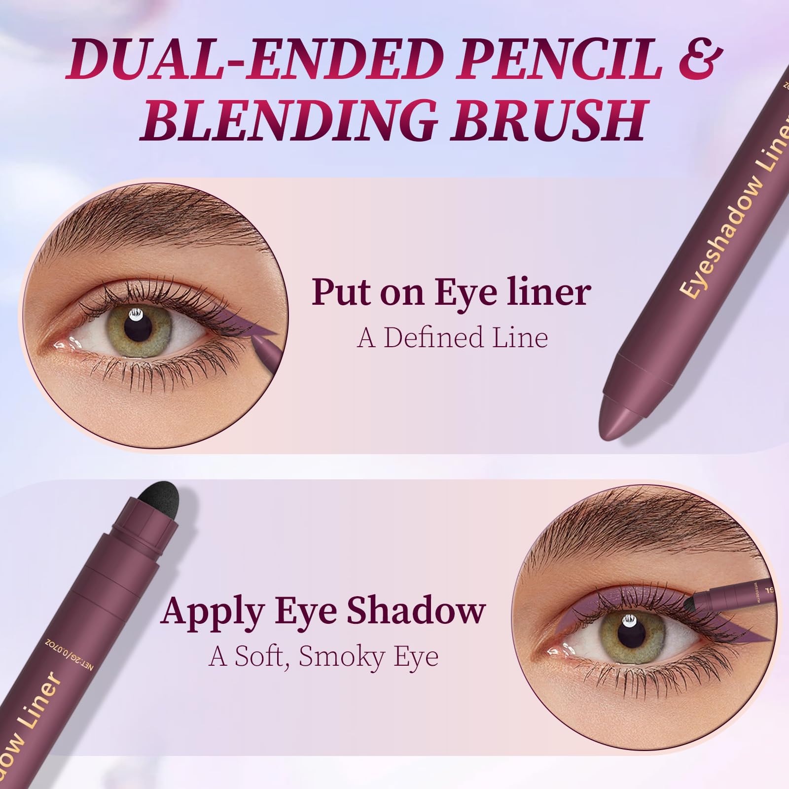 HDFDREO Shadow Liner dual-ended precision tip enables clean lines