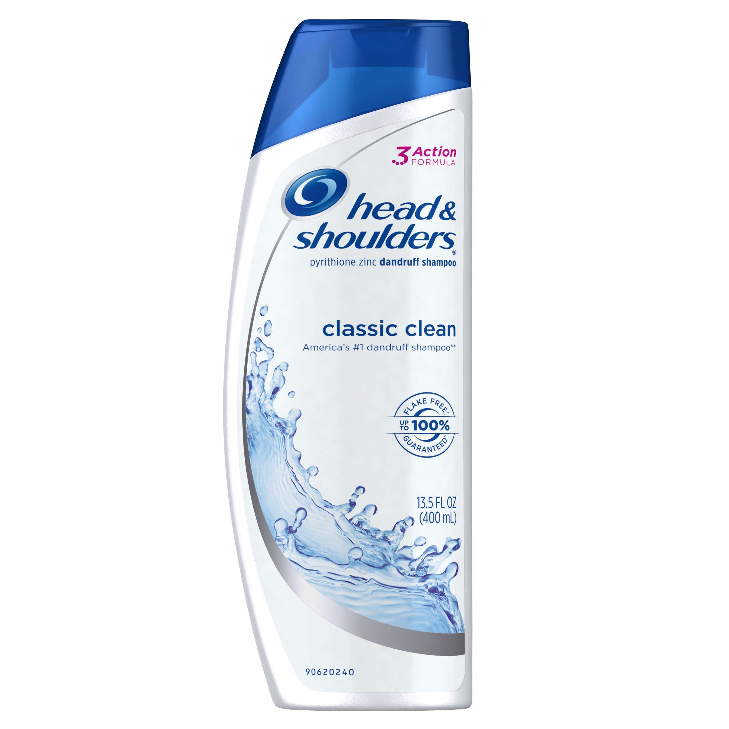 Head & Shoulders Classic Clean bottle pour promotes a refreshed scalp