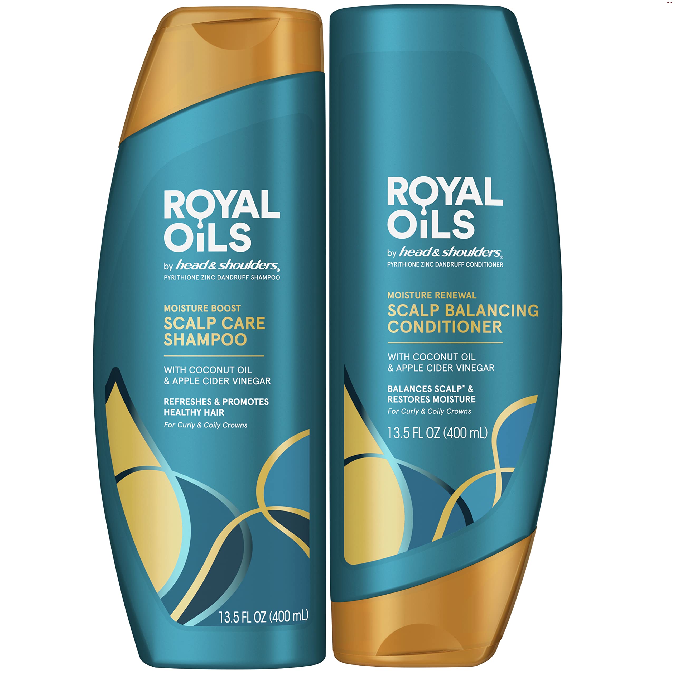 Head & Shoulders Royal Oils shampoo and conditioner set for balanced, moisturized scalp