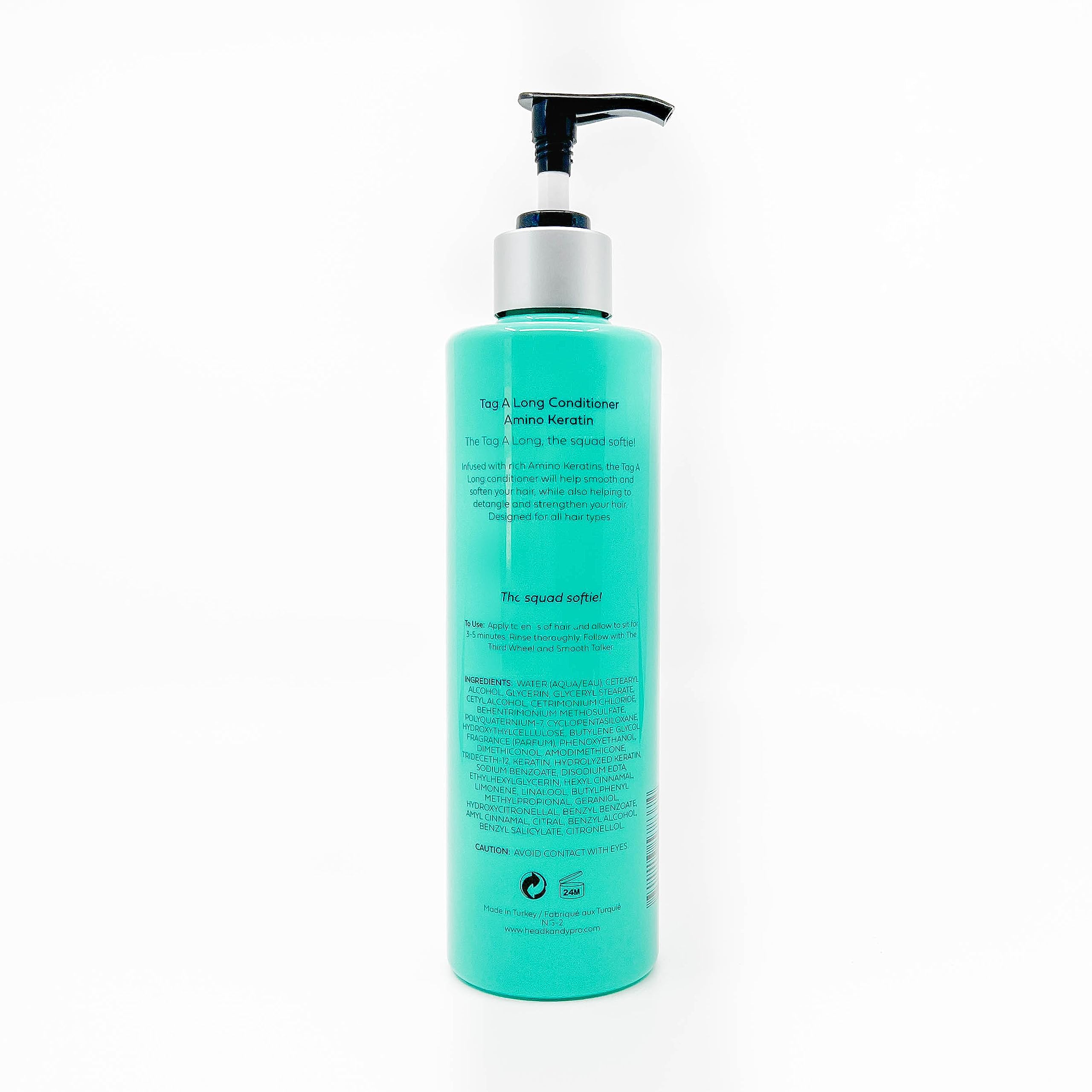 Head Kandy amino keratin conditioner close-up highlights silky texture for smooth frizz-free styling