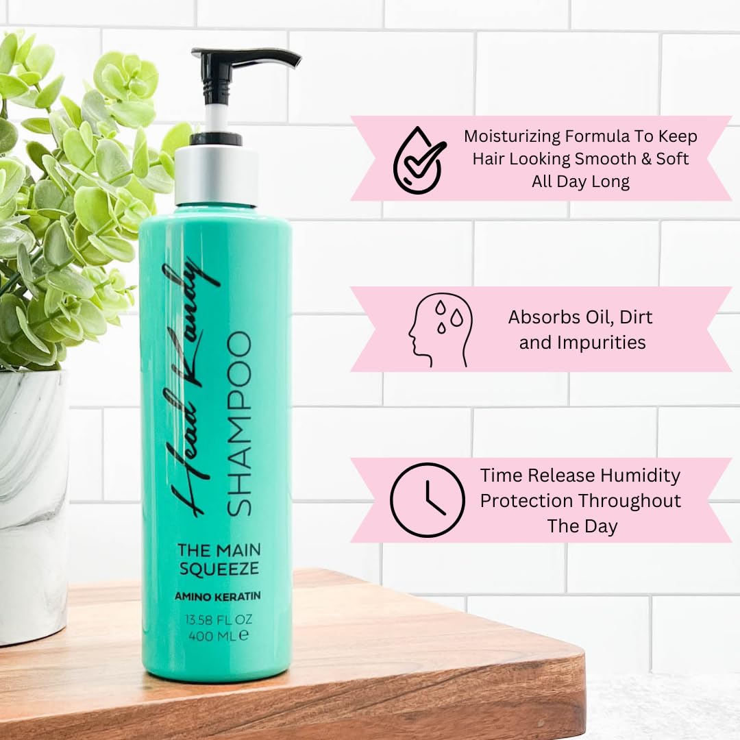 Head Kandy amino keratin ingredient label emphasizes nourishing formula.