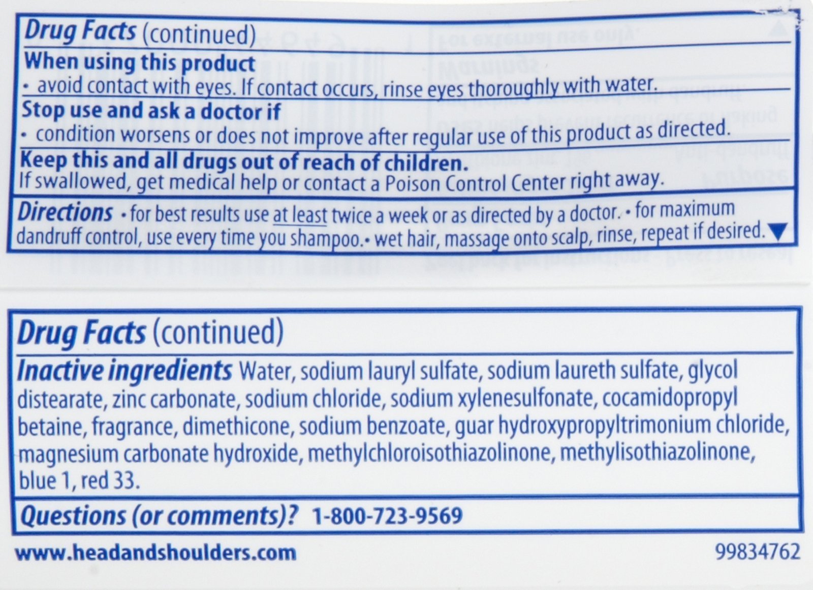 Head & Shoulders Classic Clean retail display box highlights portable dandruff care