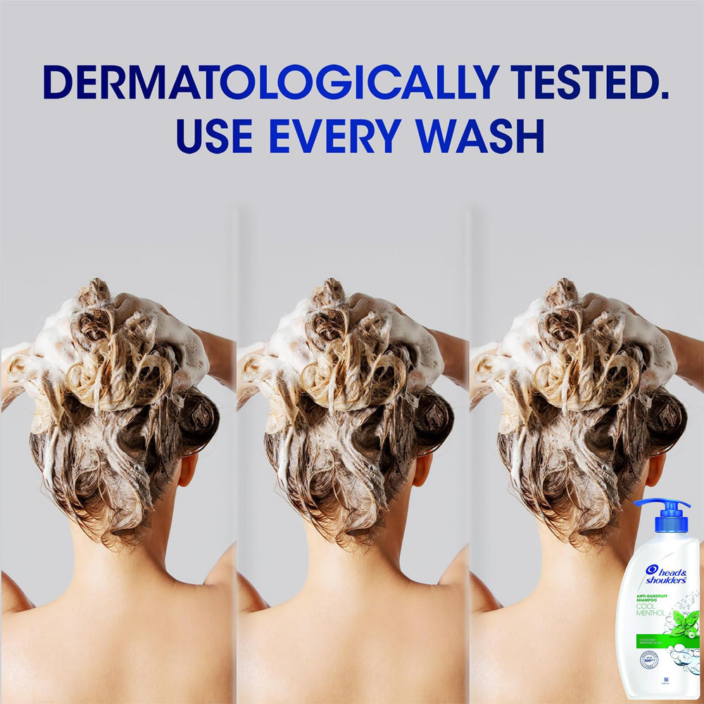 Head & Shoulders Cool Menthol shampoo refreshing shower ritual.