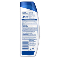 Head & Shoulders Smooth & Silky 2-in-1 bottle closeup highlighting moisturizing formula for dry hair