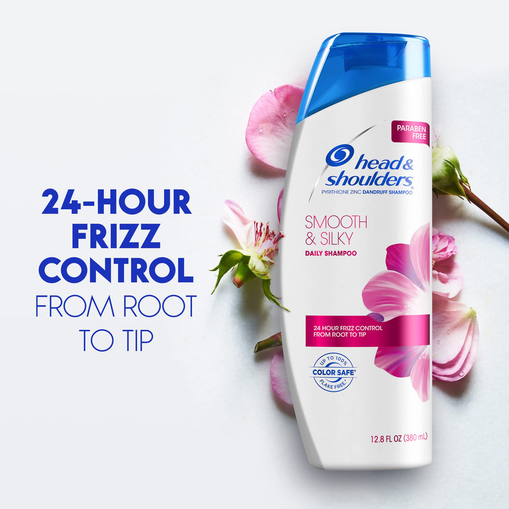 Creamy foam lather visual from Head & Shoulders Smooth & Silky products.