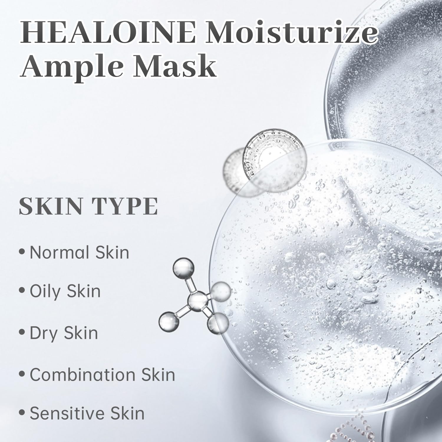 HEALOINE vegan mask box shows generous 10-pack value