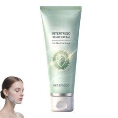 Healora Intertrigo Cream tube close-up, non-greasy, fast-absorbing formula.