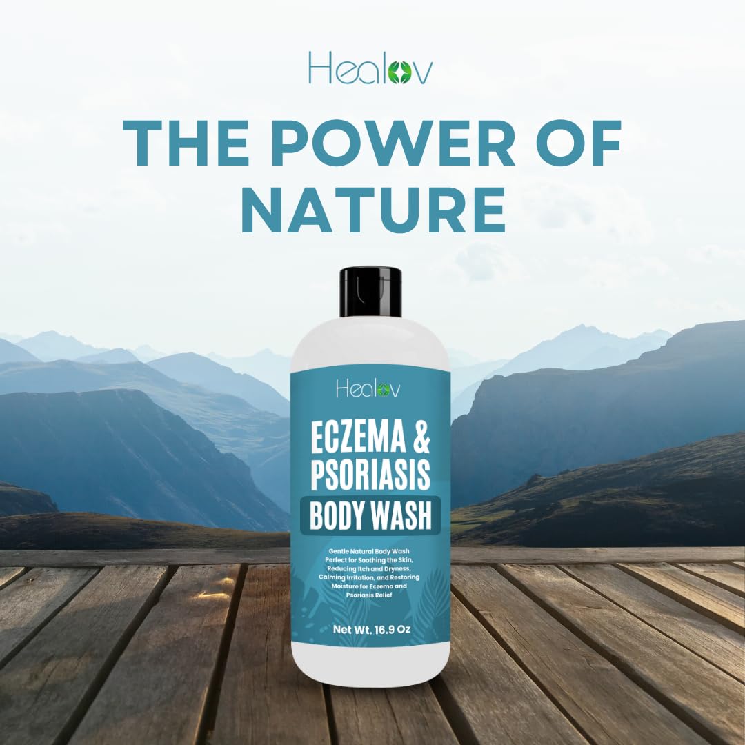 Healov product label close-up, highlighting clean, natural ingredients.