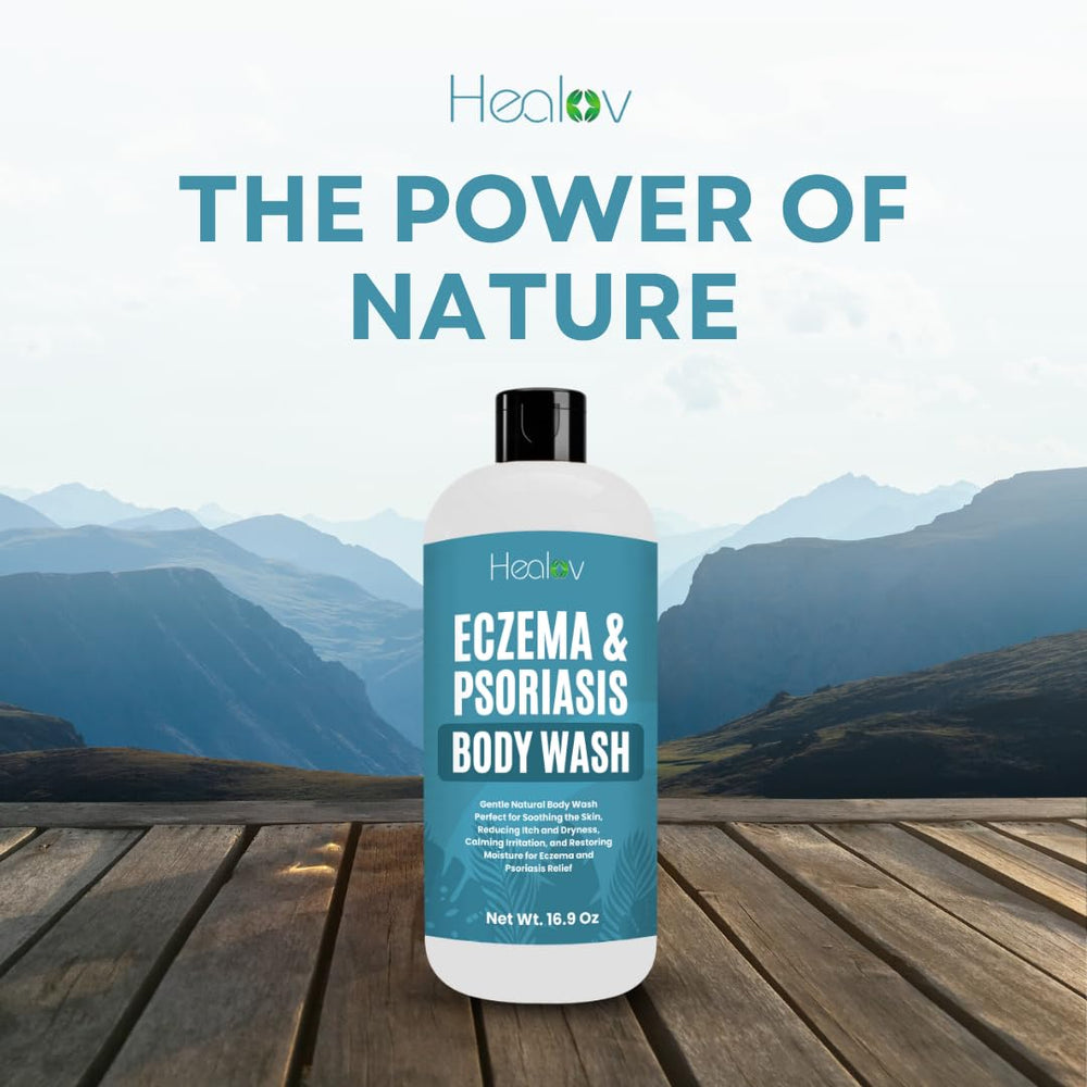 Healov product label close-up, highlighting clean, natural ingredients.