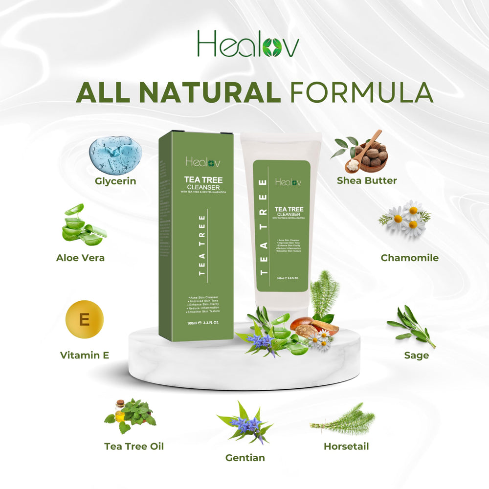 Healov Hydrating cleanse leaves skin feeling fresh after rinse.