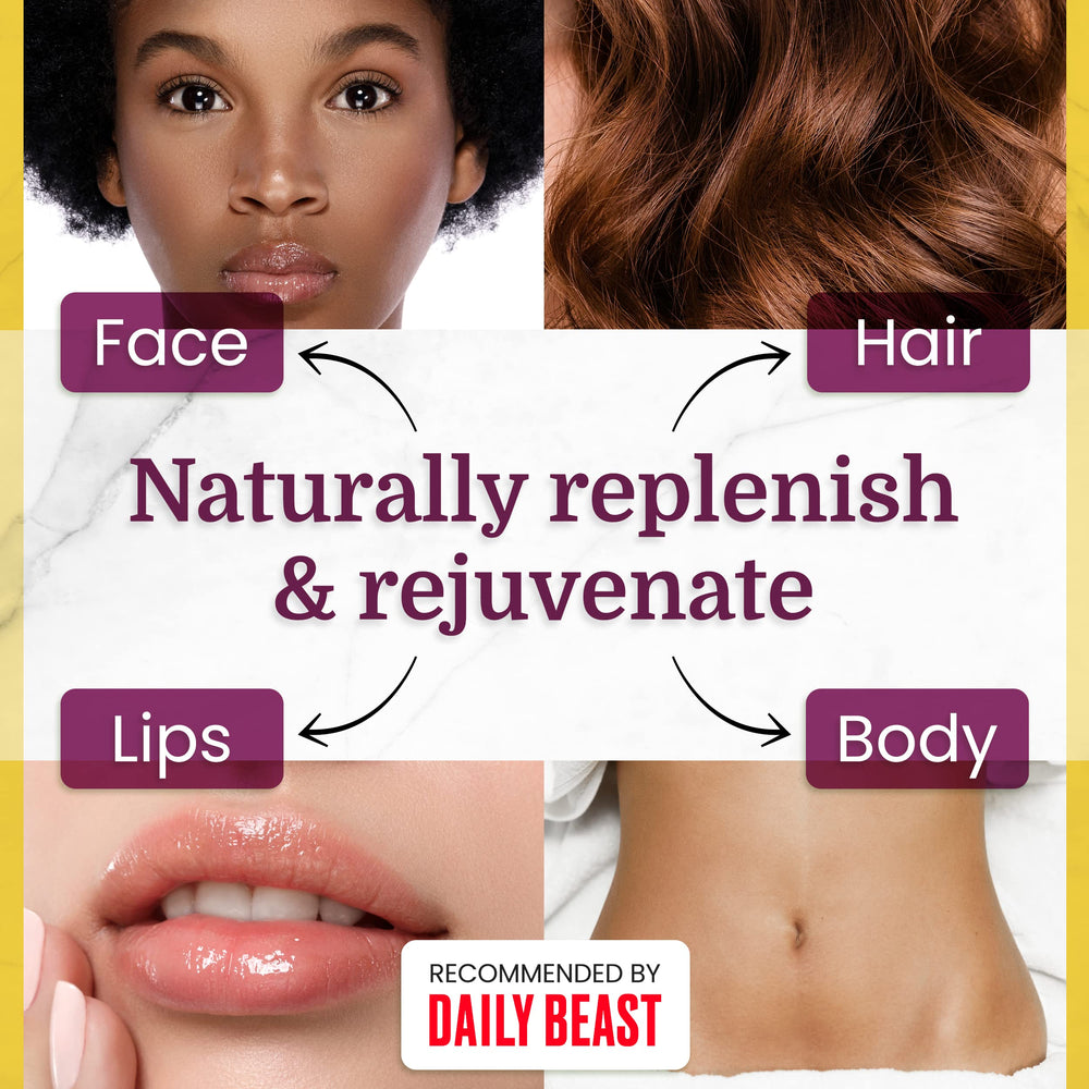 Health Priority Naturals Vitamin E Oil application on skin for smoother texture.