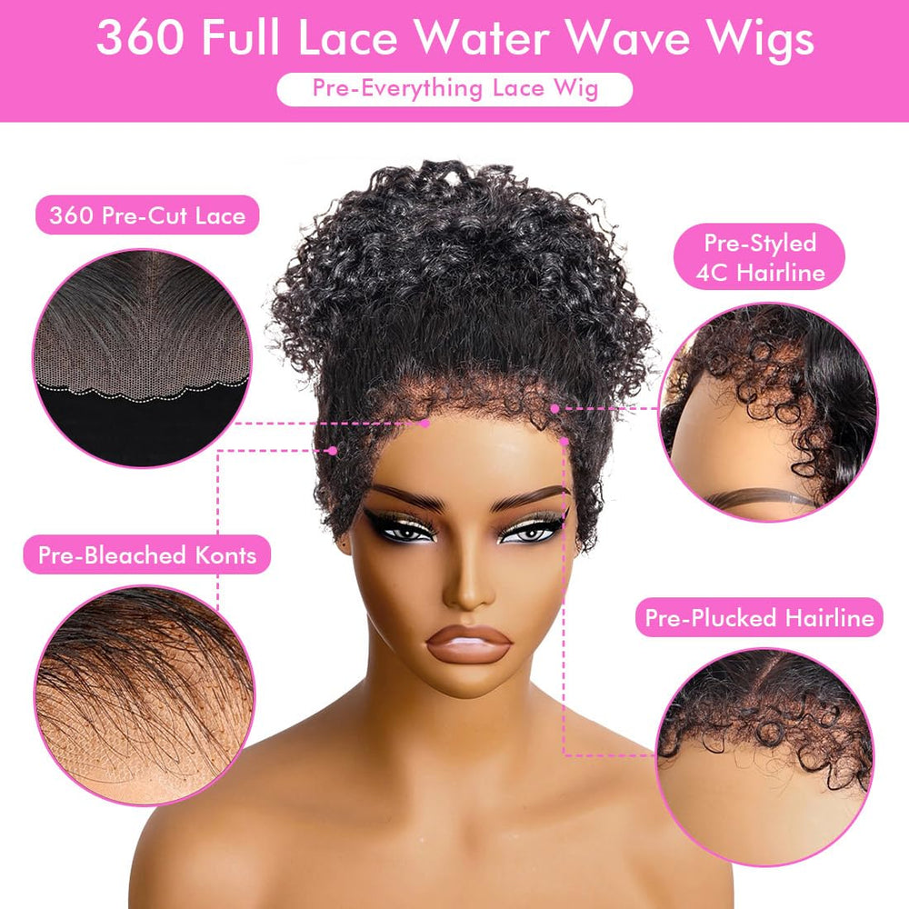 Healthair pre-cut lace and bleached knots demonstrate ready-to-wear convenience.