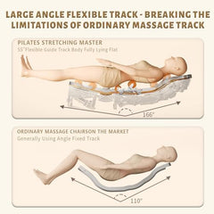 HealthRelife full-body airbags provide soothing compression from shoulders to calves