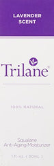 Healthy Directions Trilane Squalane moisturizer spread illustrating silky hydration for dry skin.