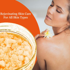 Healthy Radiance Dead Sea salt crystals detail for mineral exfoliation.