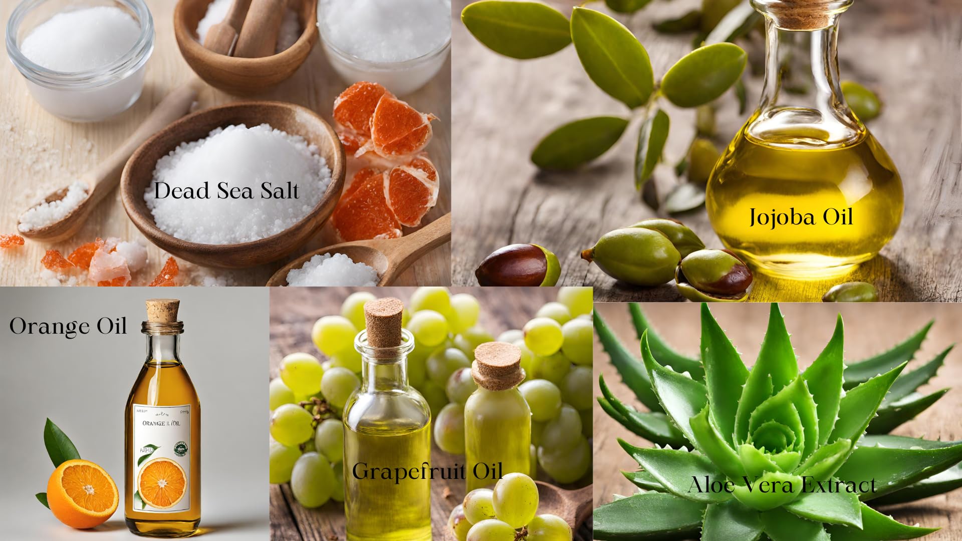 Healthy Radiance Glycerin-Grapeseed-Jojoba oil blend bottle.