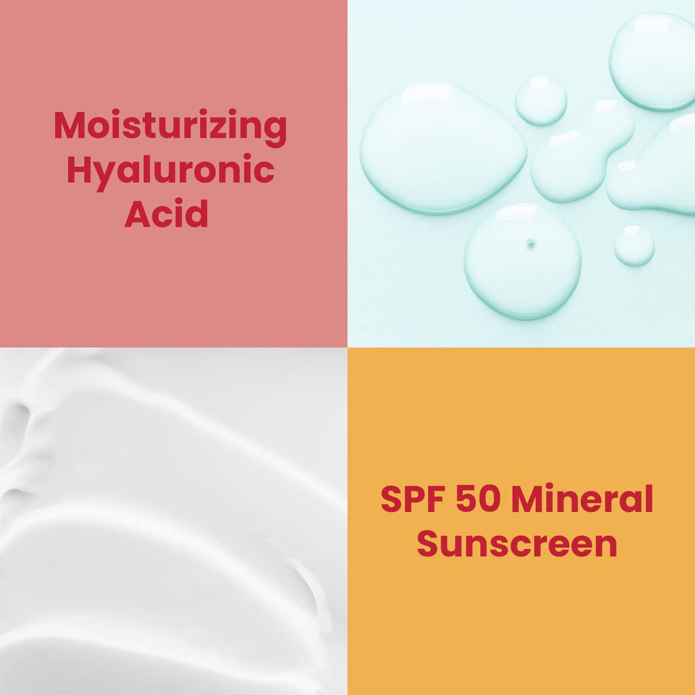 Healthy Skin Lab Protect mineral sunscreen application on skin.