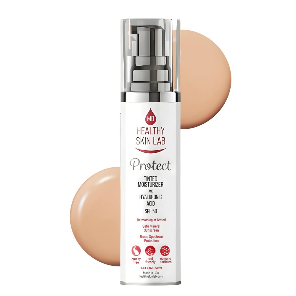Healthy Skin Lab Protect on-face finish looks natural and radiant.