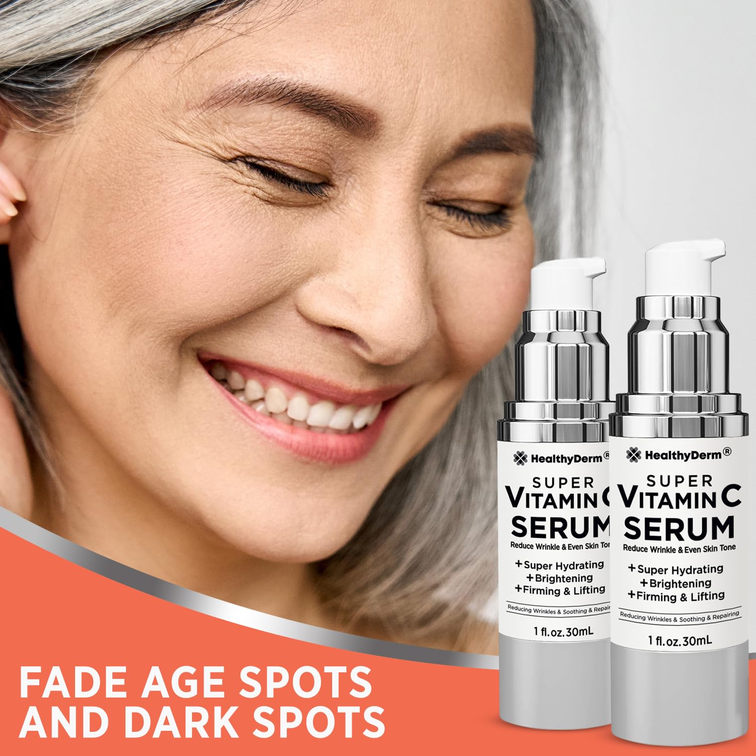 HealthyDerm hyaluronic acid serum texture shows lightweight hydration for dry skin