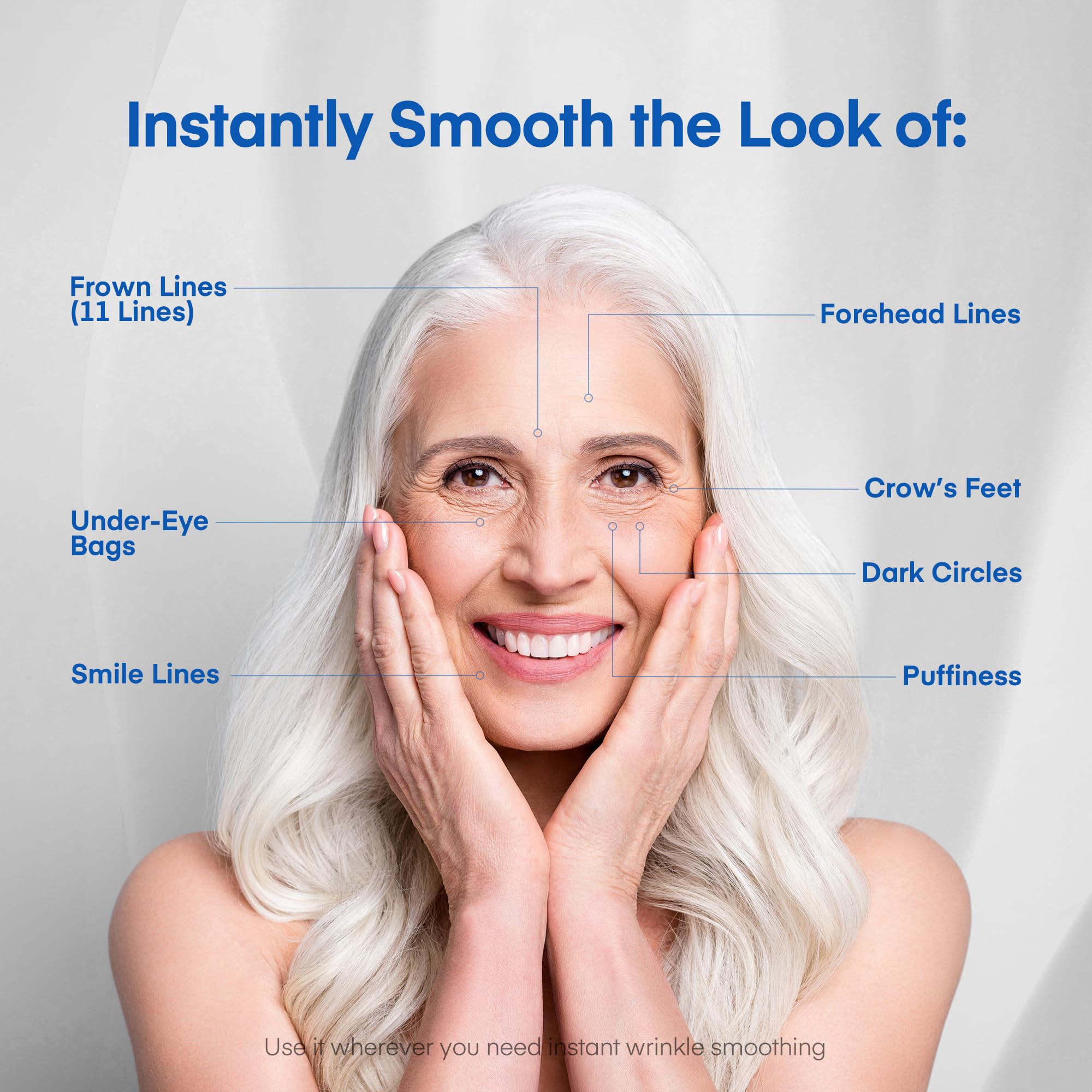 On-the-go user with HealthyDerm serum for travel and daily use.