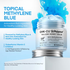 HealthyDerm methylene blue detail supports hydration and clarity.