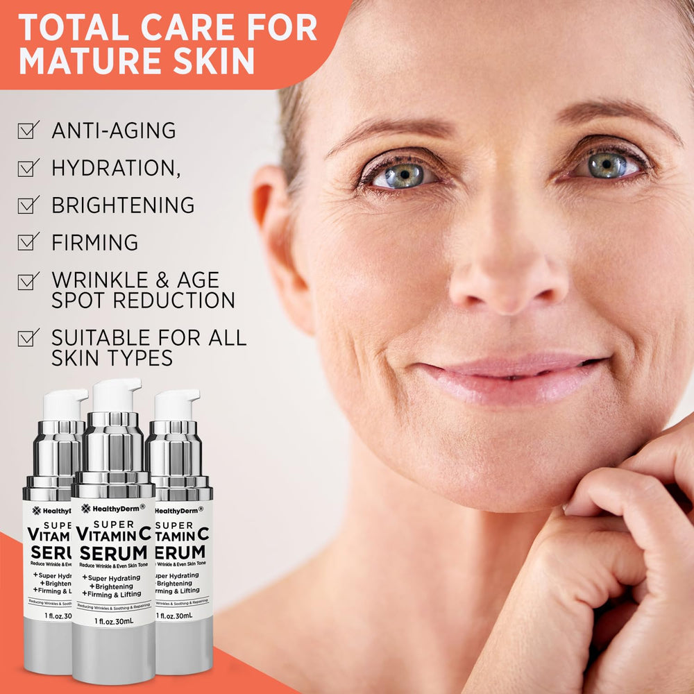HealthyDerm pack of three bottles for convenient ongoing care