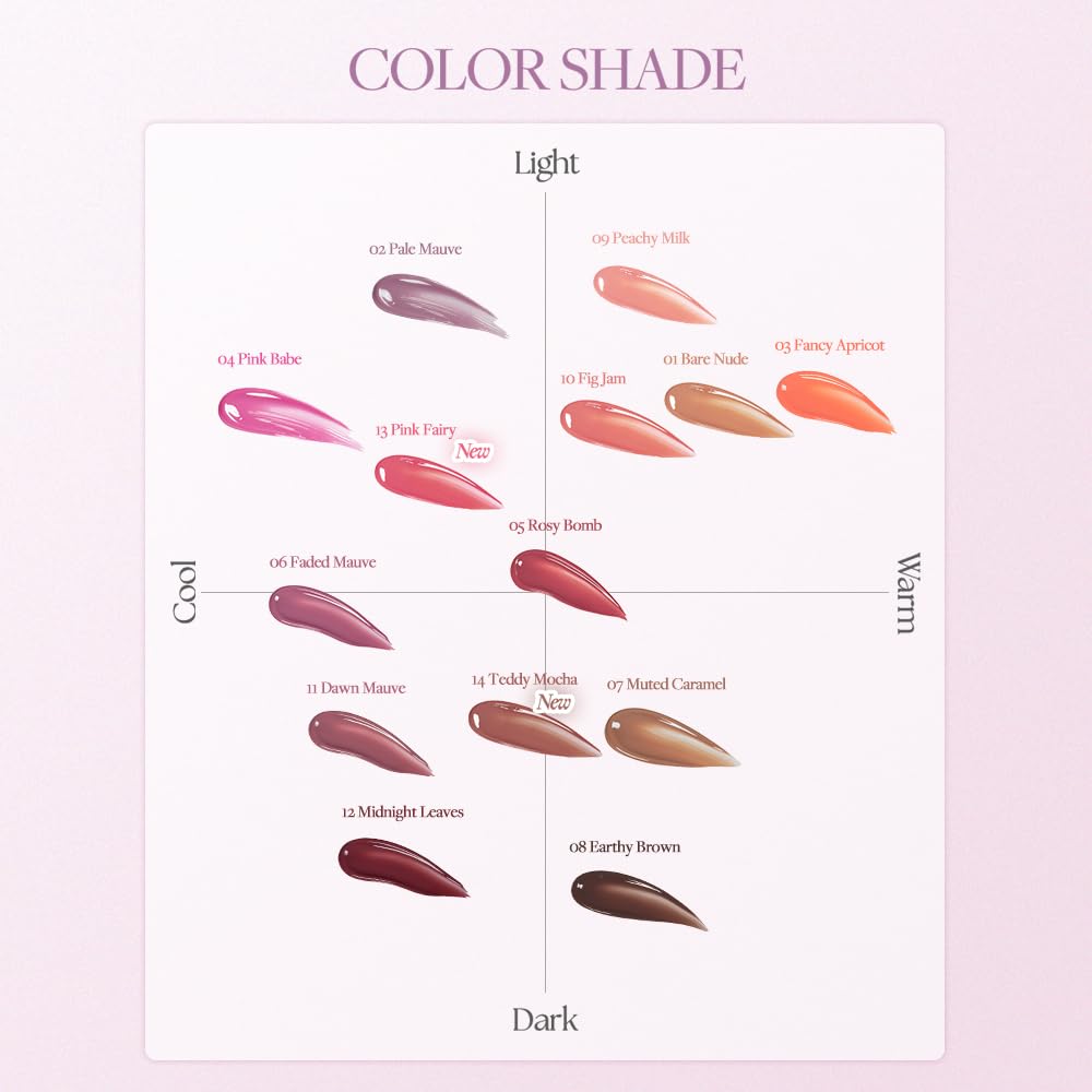 Heart Percent Dawn Mauve Cool Undertone keeps color true with subtle glow