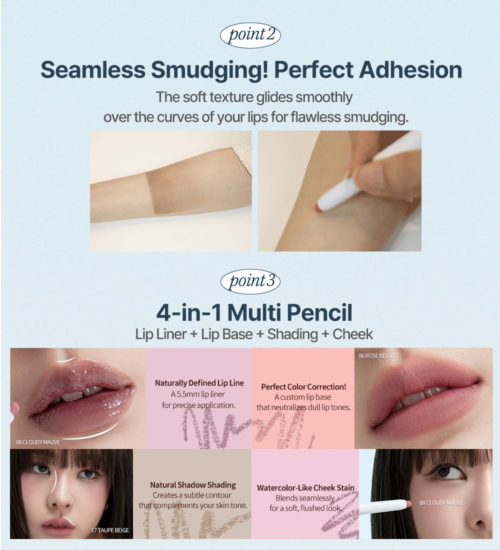 Heart Percent Dote On Mood Lip Pencil retractable tip prevents mess during application.