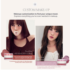 Heart Percent Dote On Mood packaging closeup highlights dual-type design and convenient duo setup.