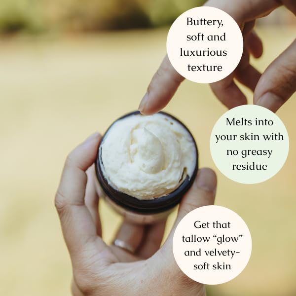 Hearth and Homestead balm texture scoop highlights meltable balm ideal for quick moisturization.