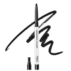 HECI BEAUTY sharpenable eyeliner pencil tip close-up for precise definition.