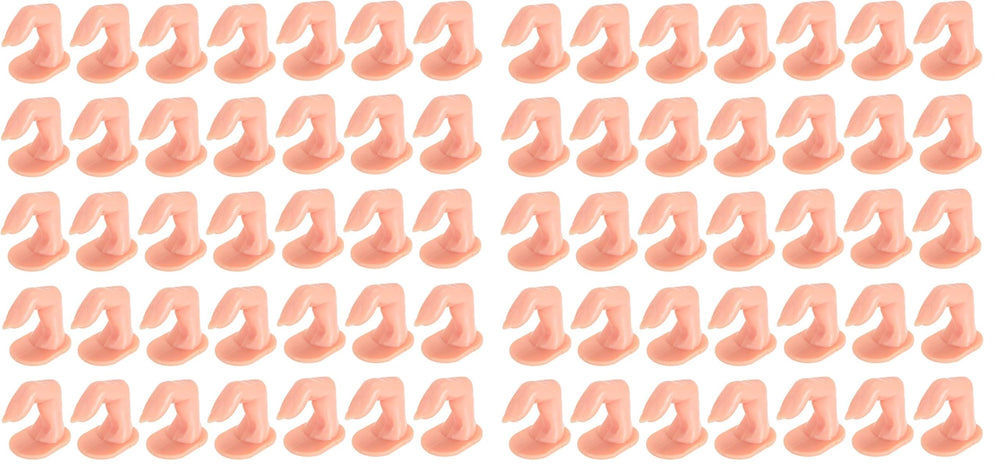 Hedume practice fingers 120-pack for repeated nail art training at home or salon