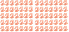 Hedume practice fingers 120-pack for repeated nail art training at home or salon