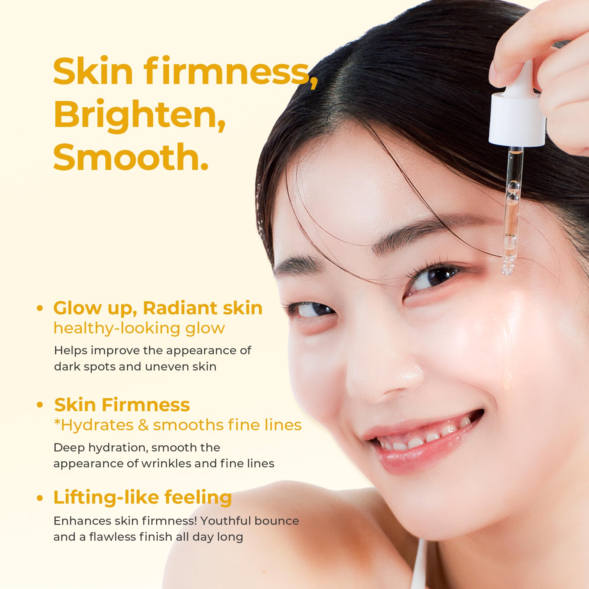 HEEDA Glutathione Serum swatch with kojic-tranexamic complex for even tone