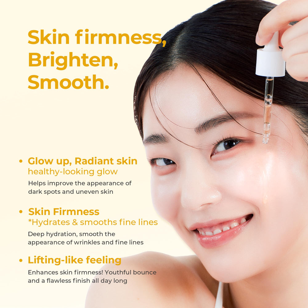HEEDA Glutathione Serum swatch with kojic-tranexamic complex for even tone