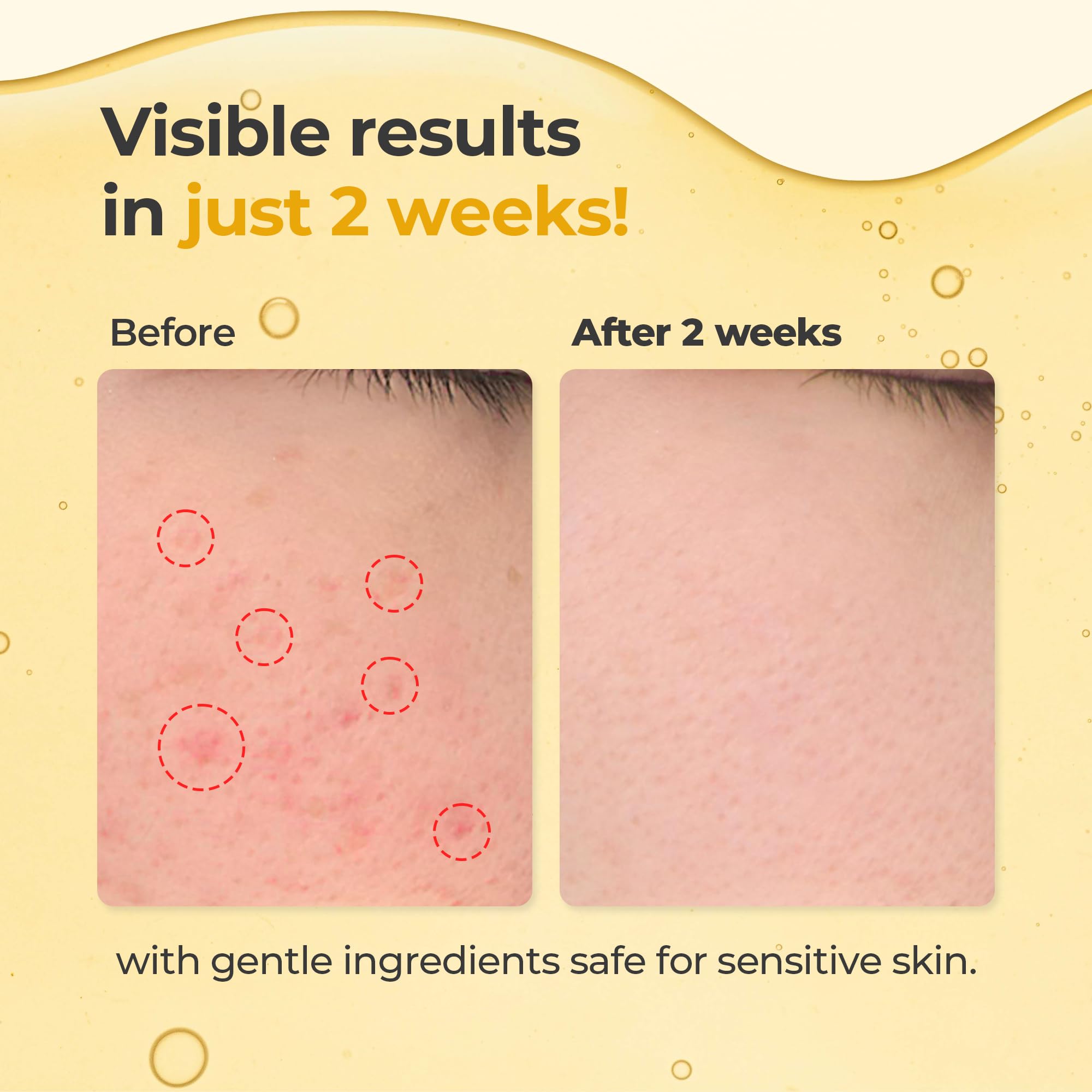 HEEDA Glutathione Serum texture swirl shows lightweight, fast-absorbing formula