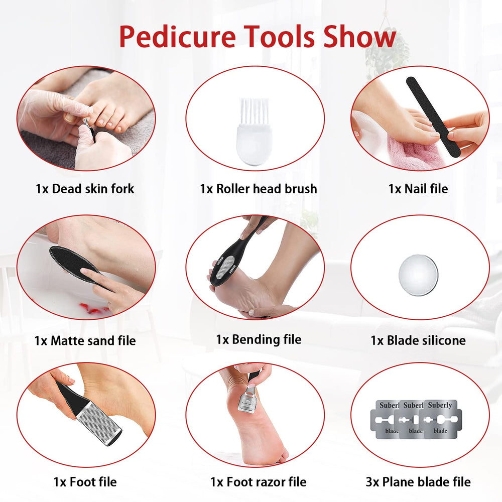 Heelos USB charging pedicure tool offers cordless convenience