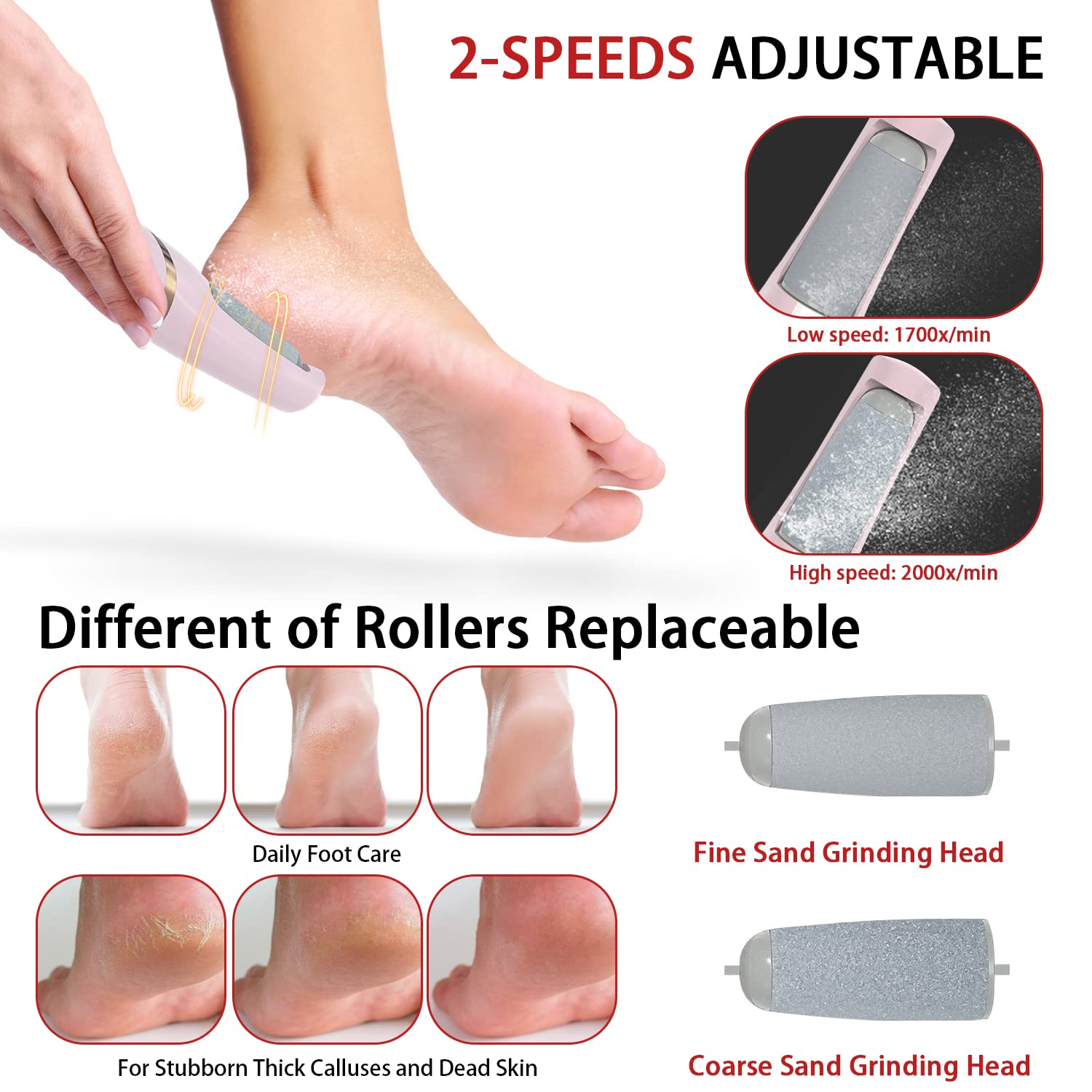 Heelos waterproof foot sander for use on wet or dry feet