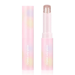 Hegafoo Crystal Hydrating Jelly Stick Eyeshadow StarLit Silver with luminous, lightweight hydration.
