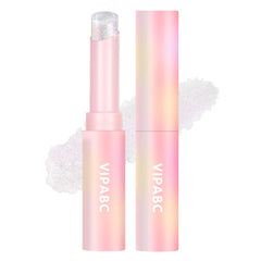 Hegafoo Crystal Jelly Glaze Eyeshadow Stick Rosy Gem—glittery eye glow with long-lasting shimmer