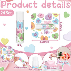 Heigble heart-wrapped balm emphasizes hygiene with individually wrapped packaging.